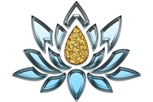 lotus bleu et jaune paix sérénité pierres naturelles protection énergie