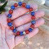 bracelet cornaline lapis lazuli femme apaisement courage confiance créativité communication protection 1