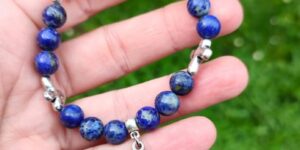 bracelet sainte vierge lapis lazuli